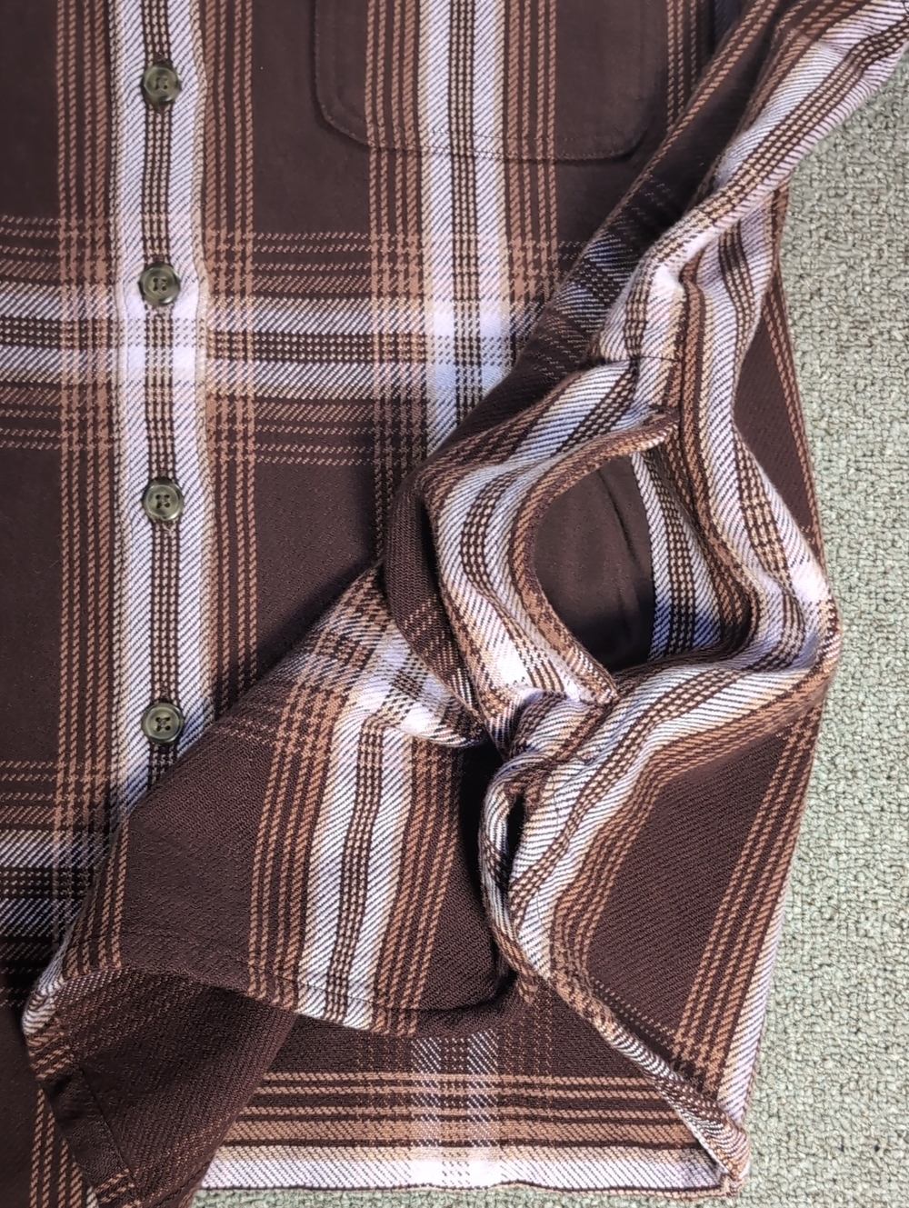 Carhartt Loose Fit Heavyweight Twill Shirt Jacket Size XXL in Brown / Lavender - Picture 8 of 12